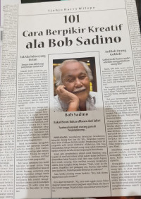 Image of 101 Cara Berpikir Kreatif Ala Bob Sadino