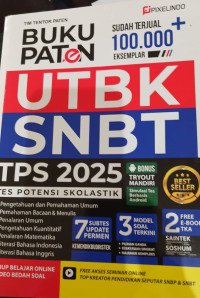 Image of Buku Paten UTBK SNBT TPS 2025