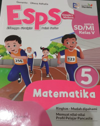 Image of ESPS Matematika Kelas 5 untuk SD/MI Kurikulum Merdeka