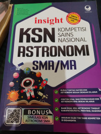 Image of Insight KSN Kompetisi Sains Nasional Astronomi SMA/MA