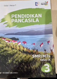 Image of Pendidikan Pancasila untuk SMP/MTS Kelas IX