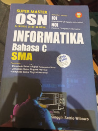 Image of Super Master OSN Informatika Bahasa C SMA
