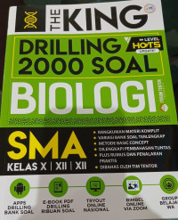 Image of The King Driling 2000 Soal Biologi  SMA
